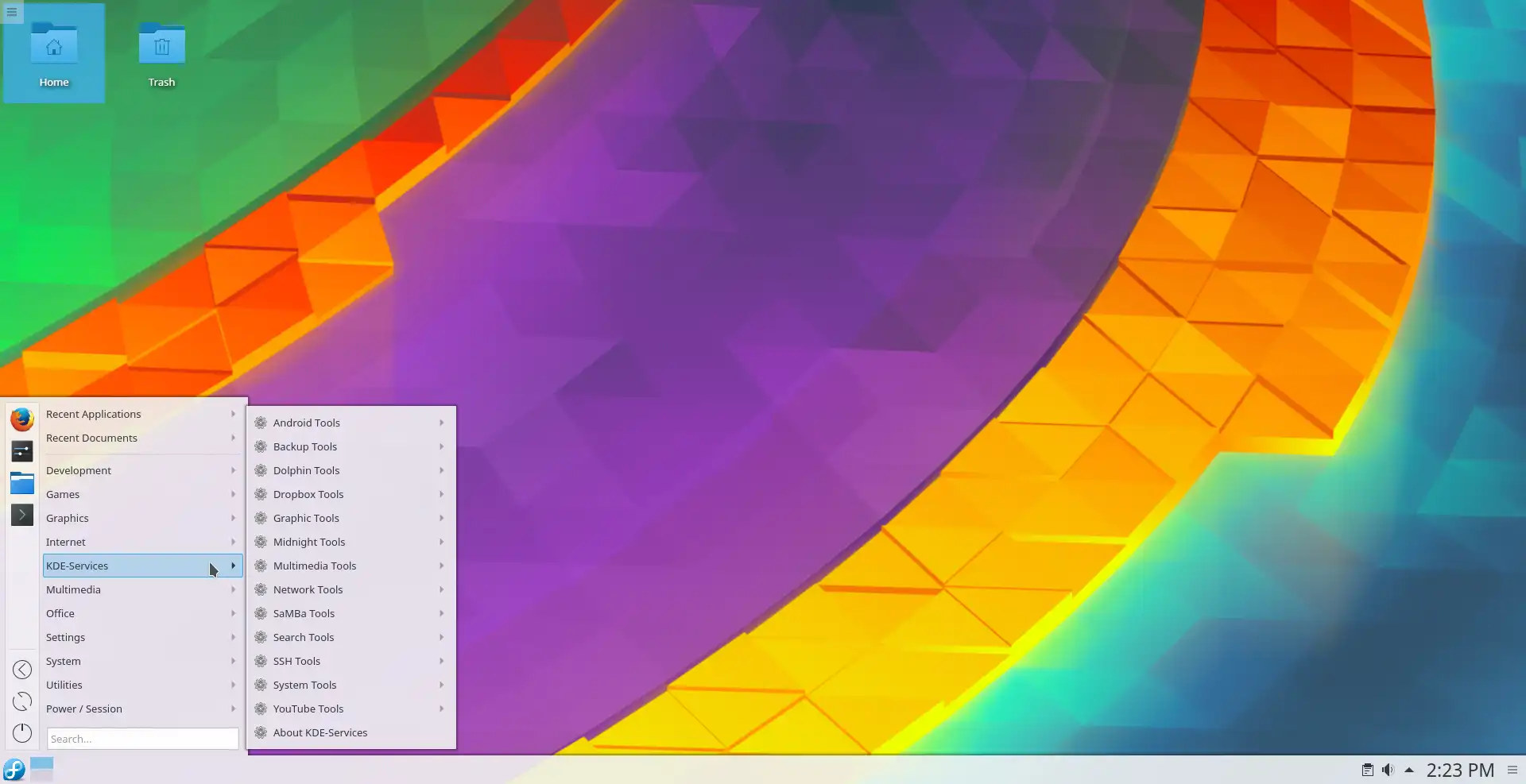 Download web tool or web app KDE-Services