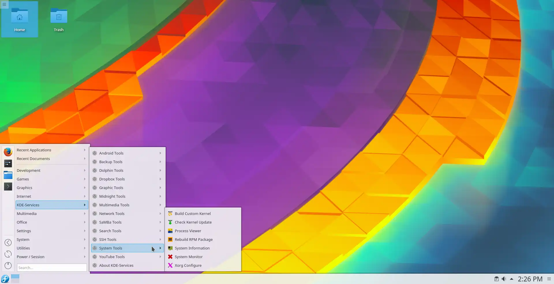 Download web tool or web app KDE-Services