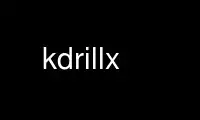 Uruchom kdrillx u dostawcy bezpłatnego hostingu OnWorks przez Ubuntu Online, Fedora Online, emulator online Windows lub emulator online MAC OS