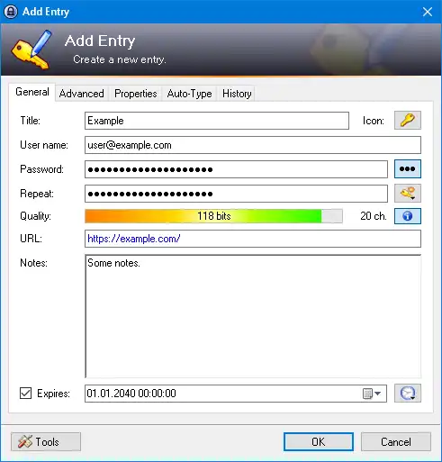 Download webtool of webapp KeePass