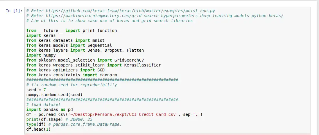 Download web tool or web app Keras