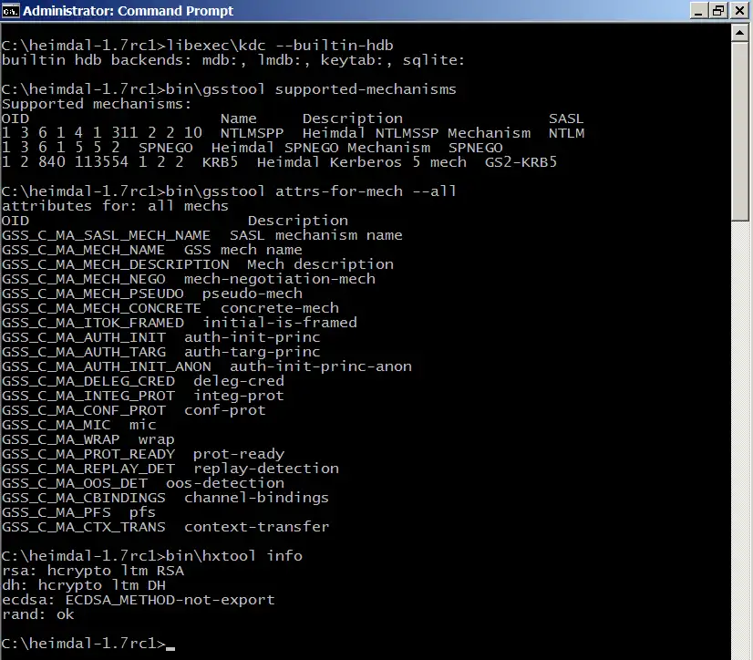 Download web tool or web app Kerberos V (Heimdal)