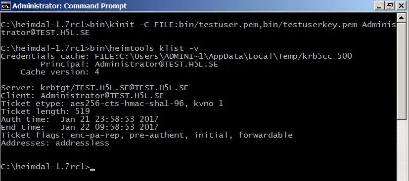 Download web tool or web app Kerberos V (Heimdal)