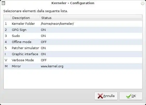 Download web tool or web app Kerneler