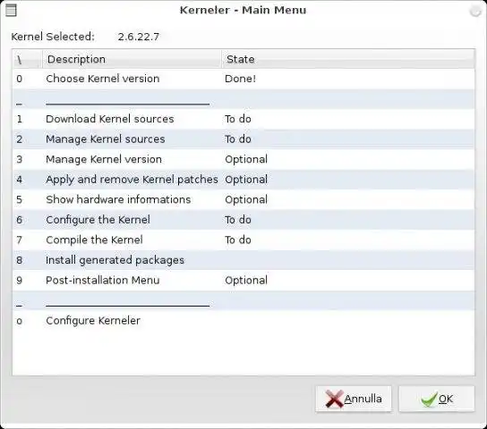 Descargue la herramienta web o la aplicación web Kerneler