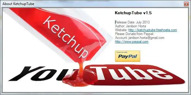 വെബ് ടൂൾ അല്ലെങ്കിൽ വെബ് ആപ്പ് KetchupTube ഡൗൺലോഡ് ചെയ്യുക