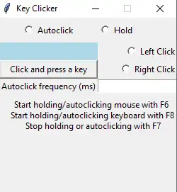 Download web tool or web app Keyboard Clicker Holder