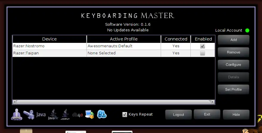 Download web tool or web app Keyboarding Master to run in Linux online