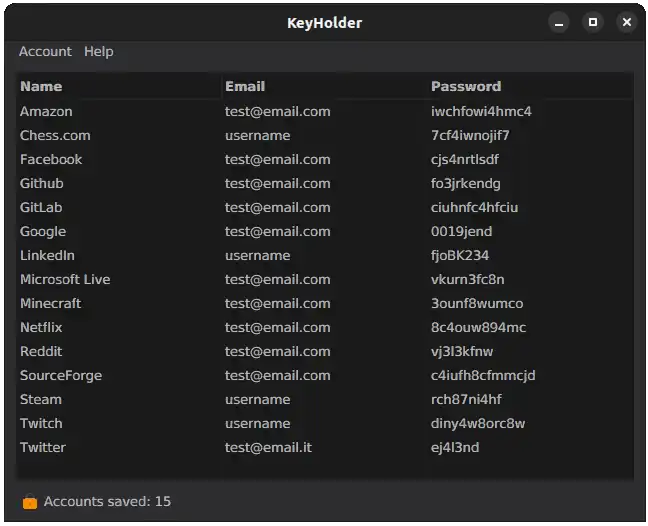 Завантажте веб-інструмент або веб-програму KeyHolder, менеджер паролів