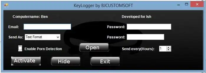 Download web tool or web app Key Logger MAX