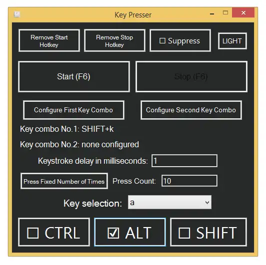 قم بتنزيل أداة الويب أو تطبيق الويب Key Presser