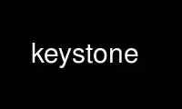 ເປີດໃຊ້ keystone ໃນ OnWorks ຜູ້ໃຫ້ບໍລິການໂຮດຕິ້ງຟຣີຜ່ານ Ubuntu Online, Fedora Online, Windows online emulator ຫຼື MAC OS online emulator