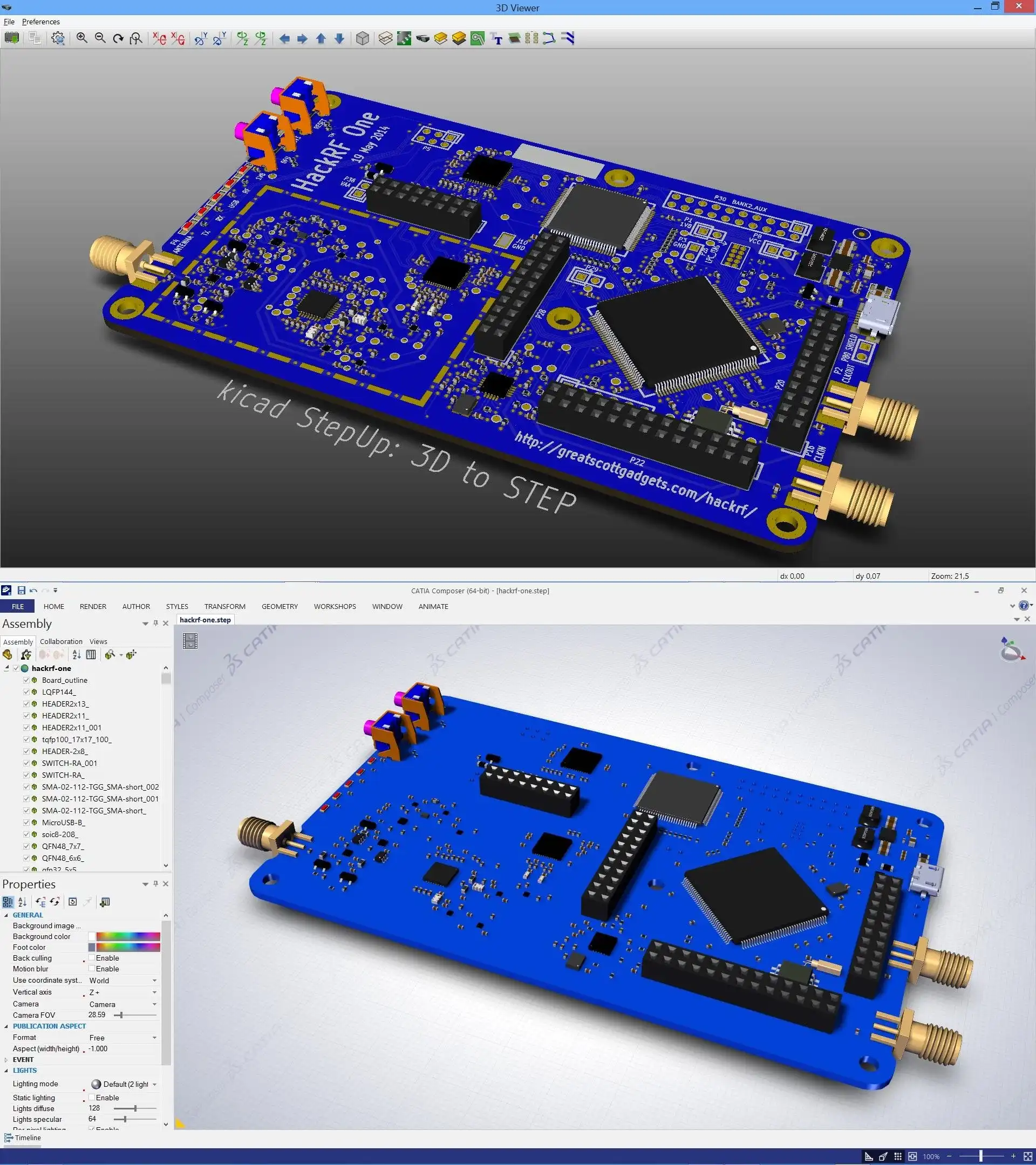 Scarica lo strumento web o l'app web kicad StepUp