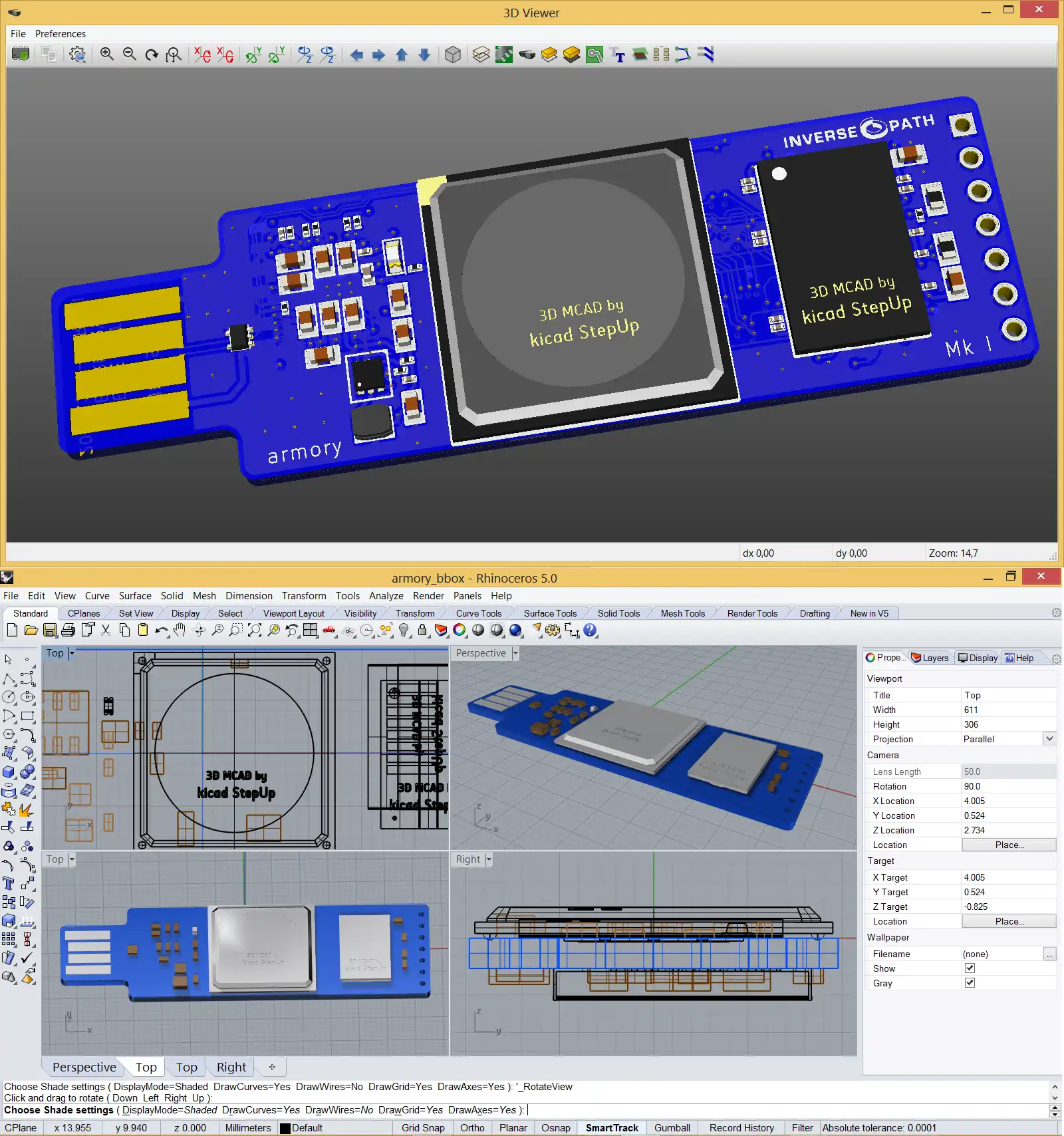 ابزار وب یا برنامه وب kicad StepUp را دانلود کنید