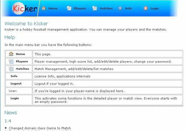 Завантажте веб-інструмент або веб-програму Kicker для запуску в Linux онлайн