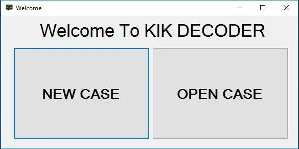 Download web tool or web app KIK Database Decoder