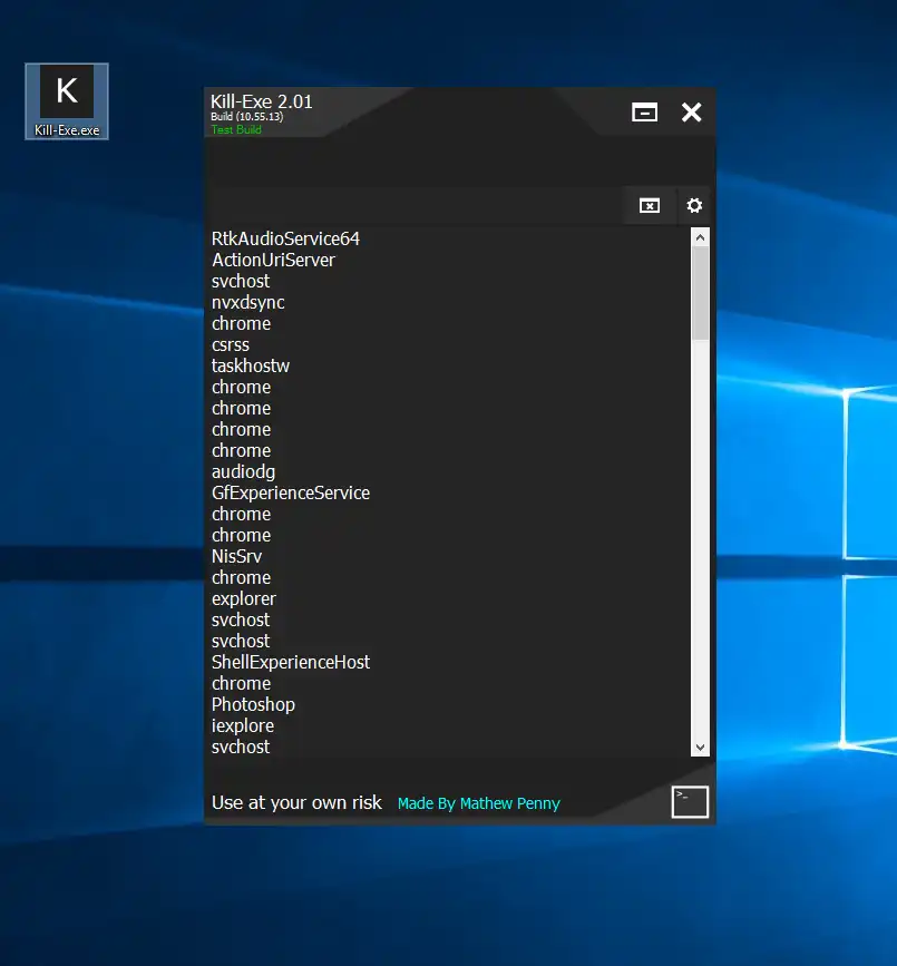 Download web tool or web app Kill-Exe