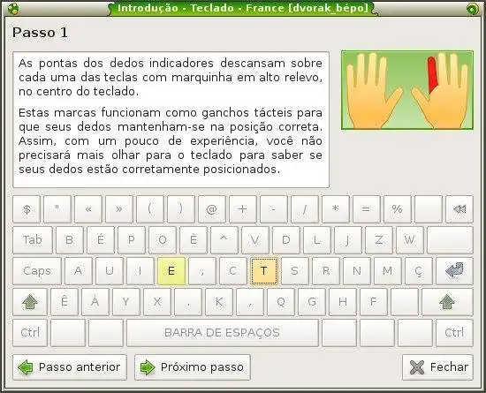 Baixe a ferramenta ou aplicativo da web Klavaro Touch Typing Tutor