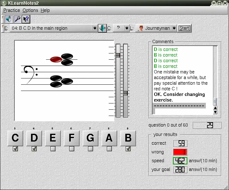 Download web tool or web app KLearnNotes2 to run in Linux online