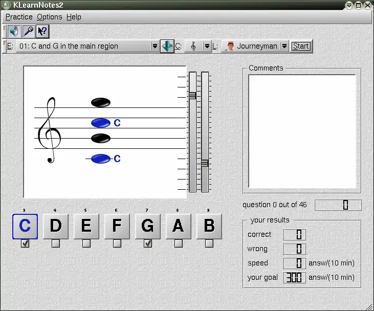 Download web tool or web app KLearnNotes2 to run in Linux online