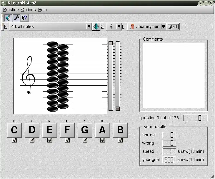 Download web tool or web app KLearnNotes2 to run in Linux online