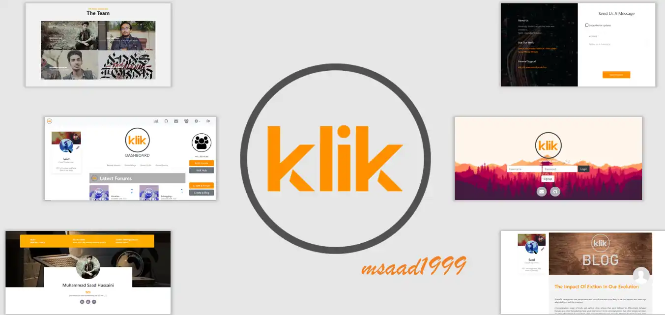 Download web tool or web app KLiK