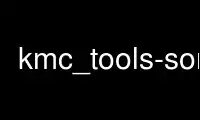 Run kmc_tools-sort in OnWorks free hosting provider over Ubuntu Online, Fedora Online, Windows online emulator or MAC OS online emulator