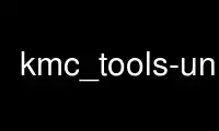 Rulați kmc_tools-union în furnizorul de găzduire gratuit OnWorks prin Ubuntu Online, Fedora Online, emulator online Windows sau emulator online MAC OS
