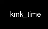 Run kmk_time in OnWorks free hosting provider over Ubuntu Online, Fedora Online, Windows online emulator or MAC OS online emulator