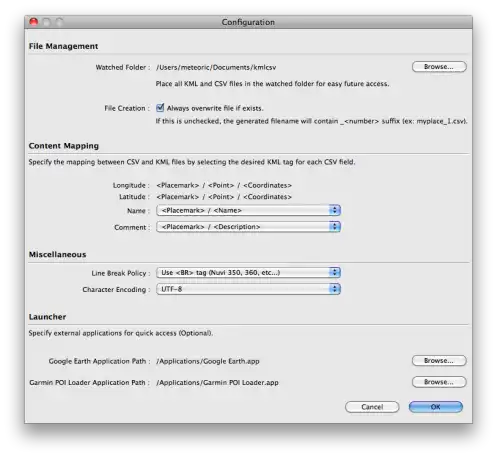 Baixe a ferramenta ou aplicativo da web KMLCSV Converter