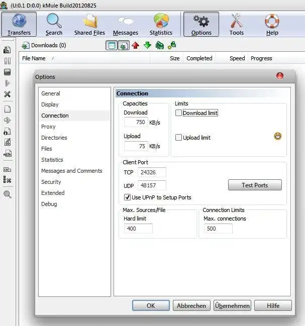 Download web tool or web app kMule