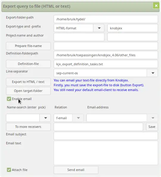 Download web tool or web app Knobjex Info Manager
