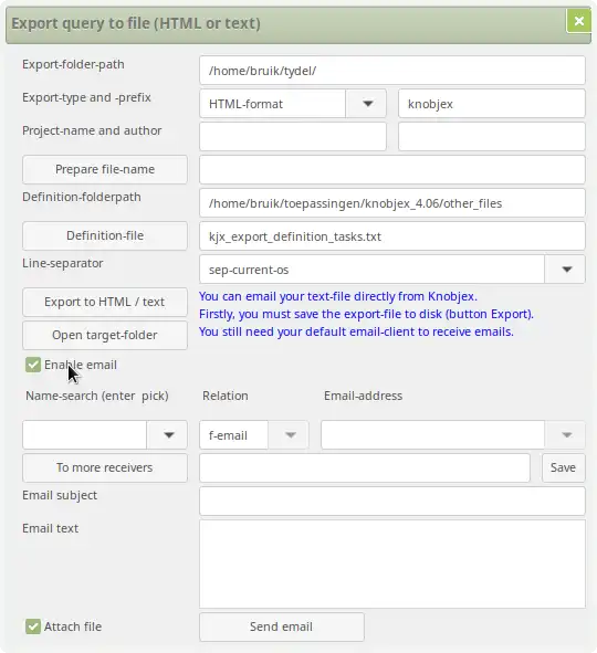 Download de webtool of webapp Knobjex Info Manager