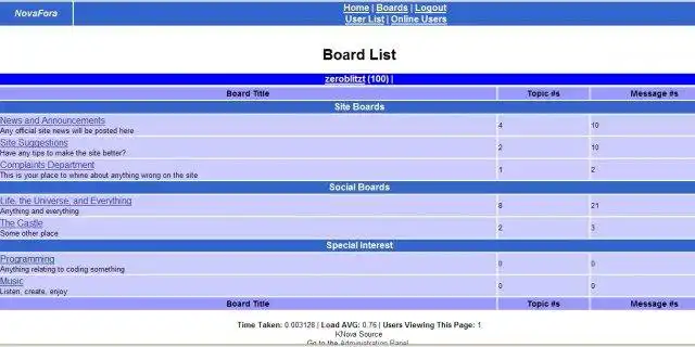Download web tool or web app KNova Message Boards