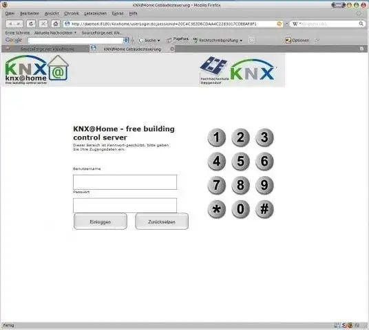 הורד את כלי האינטרנט או אפליקציית האינטרנט KNX@Home