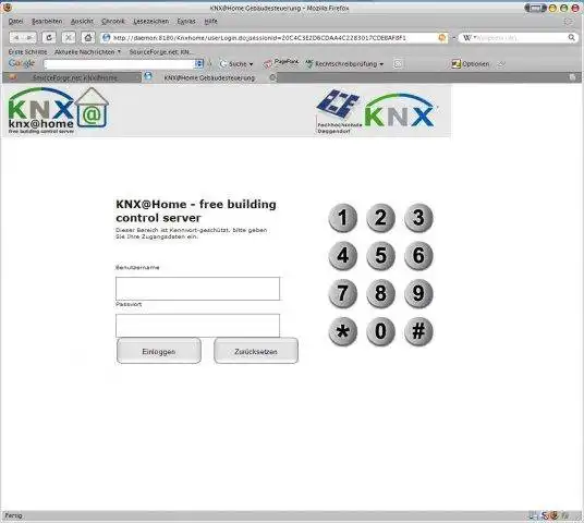 Muat turun alat web atau aplikasi web KNX@Home untuk dijalankan di Linux dalam talian