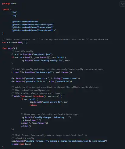 Download webtool of webapp koanf