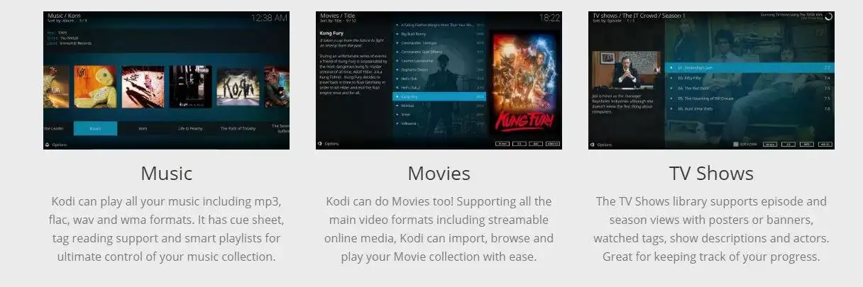 Tải xuống công cụ web hoặc ứng dụng web Kodi