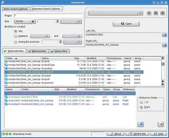 Download web tool or web app Komparator