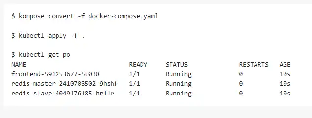 Web ツールまたは Web アプリ Kompose をダウンロード