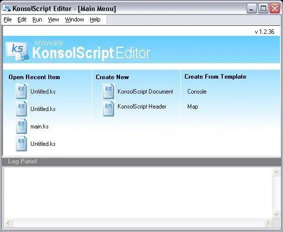 웹 도구 또는 웹 앱 KonsolScript 및 게임 엔진을 다운로드하여 온라인으로 Linux에서 실행