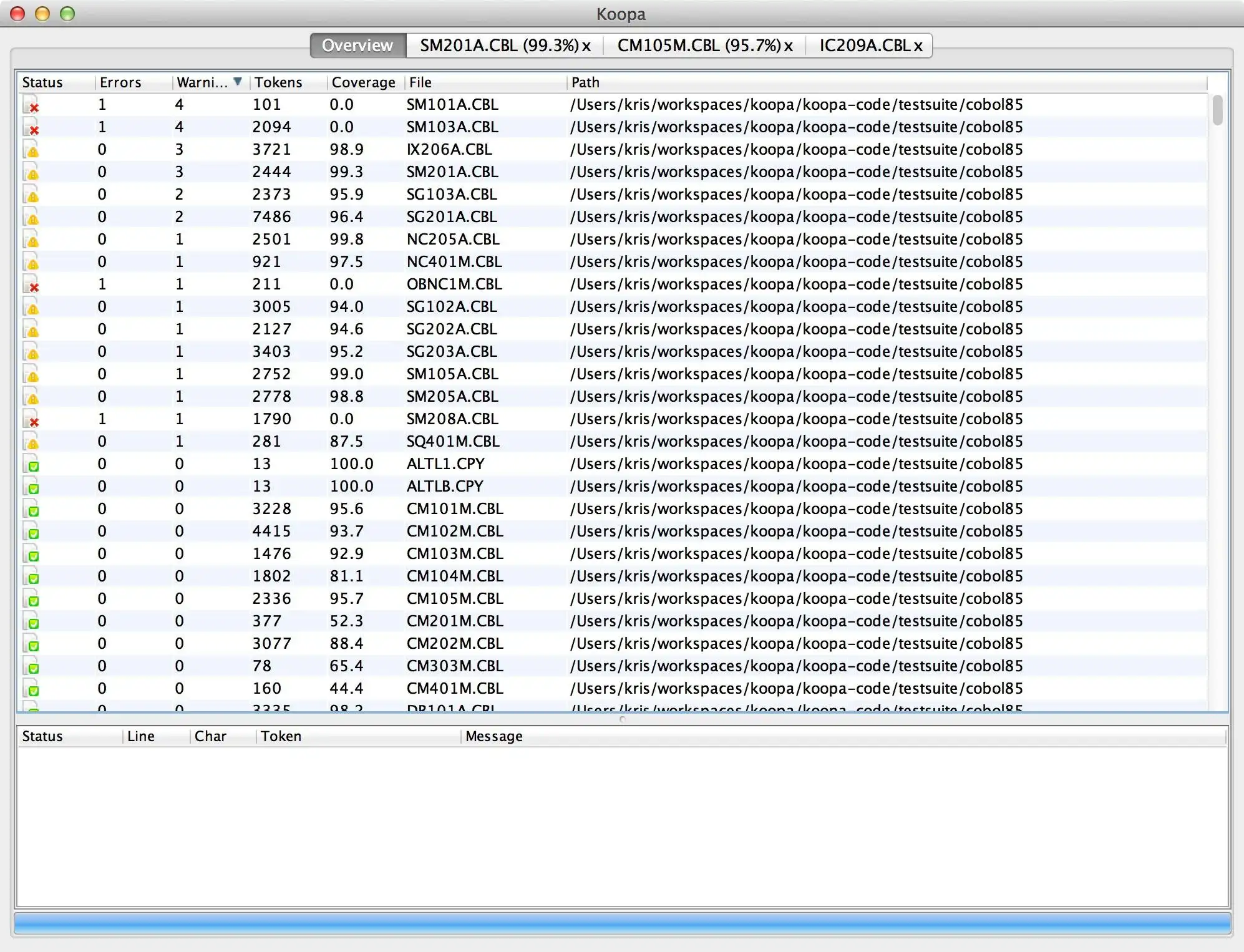 Descargue la herramienta web o la aplicación web Koopa (COBOL) Parser Generator