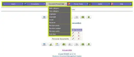 Download web tool or web app Kordil EDMS