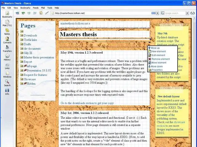 Download web tool or web app KRIG, web publishing simplified