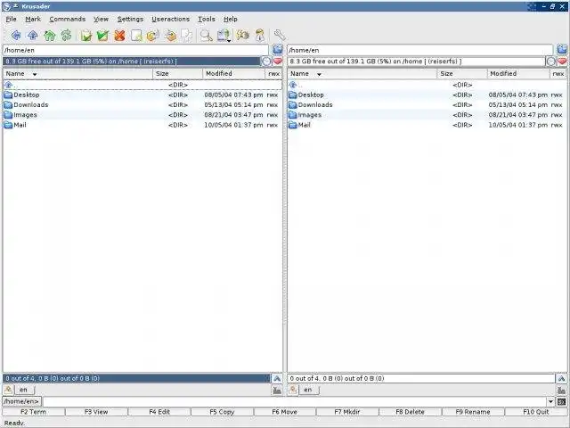 Descargue la herramienta web o la aplicación web Krusader