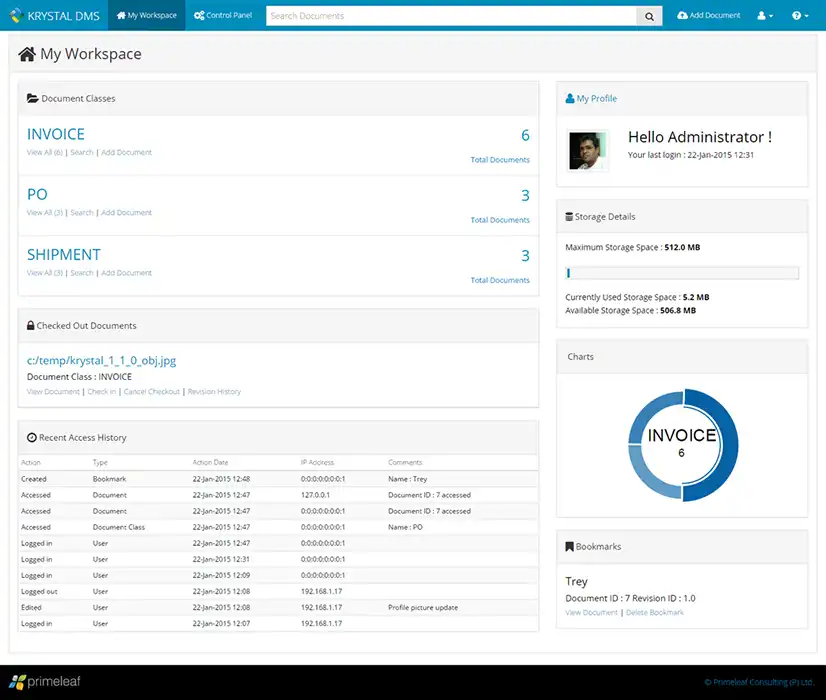 Mag-download ng web tool o web app na KRYSTAL Document Management System