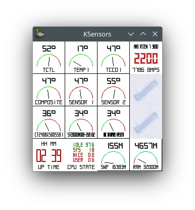 Descargue la herramienta web o la aplicación web ksensors-qt5