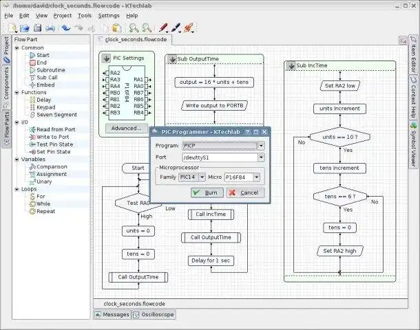 Download web tool or web app KTechlab