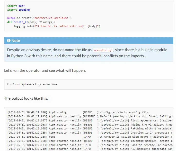 Unduh alat web atau aplikasi web Kubernetes Operator Pythonic Framework