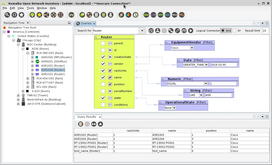 قم بتنزيل أداة الويب أو تطبيق الويب Kuwaiba Open Network Inventory و CMDB